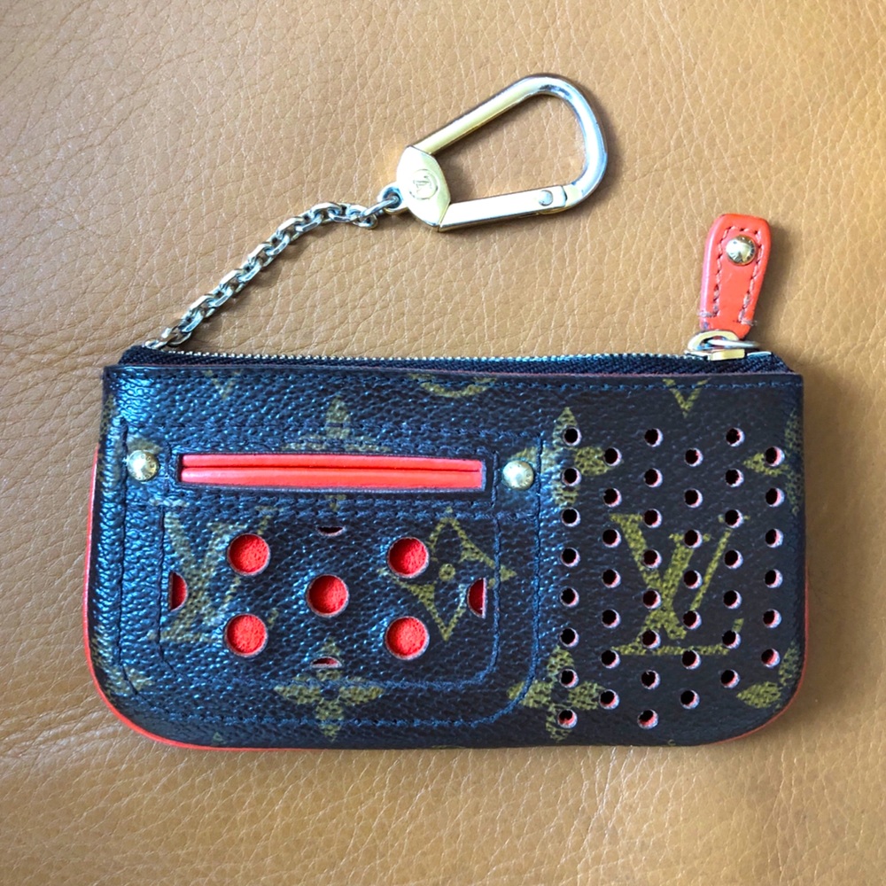 Authentic Louis Vuitton limited perfo coin purse